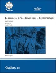 Cover of: Le commerce à Place Royale sous le Régime français by Régis Jean