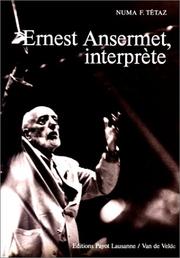Cover of: Ernest Ansermet, interprète