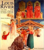 Cover of: Louis Rivier (1885-1963) et la peinture religieuse en Suisse romande
