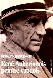 Cover of: René Auberjonois, peintre vaudois