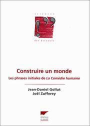 Construire un monde by Jean-Daniel Gollut