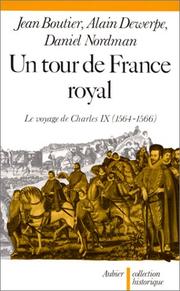 Un tour de France royal by Boutier, Jean.