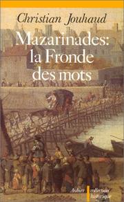 Cover of: Mazarinades: la Fronde des mots