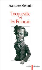 Cover of: Tocqueville et les Français