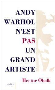 Cover of: Andy Warhol n'est pas un grand artiste