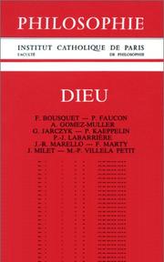 Cover of: Dieu by F. Bousquet ... [et al.] ; présentation de Jean Greisch.