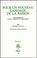 Cover of: Pour un nouveau langage de la raison