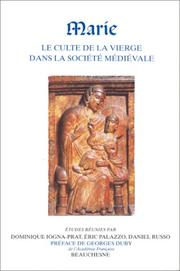 Cover of: Marie by études réunies par Dominique Iogna-Prat, Eric Palazzo, Daniel Russo ; préface de Georges Duby.