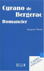 Cover of: Cyrano de Bergerac romancier by Jacques Prévot