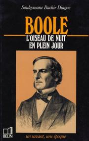 Cover of: Boole: 1815-1864  by Souleymane Bachir Diagne