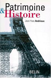 Cover of: Patrimoine et histoire