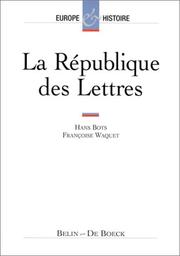 Cover of: La République des lettres