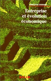Cover of: Entreprise et évolution économique