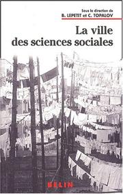 Cover of: La ville des sciences sociales