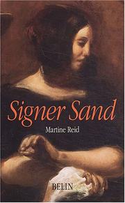Cover of: Signer Sand: l'œuvre et le nom