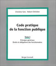 Cover of: Code pratique de la fonction publique