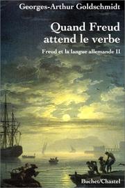 Cover of: Quand Freud voit la mer by Georges-Arthur Goldschmidt