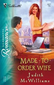 Cover of: Made-To-Order Wife