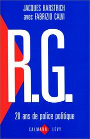 Cover of: RG: 20 ans de police politique