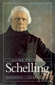 Cover of: Schelling by Xavier Tilliette