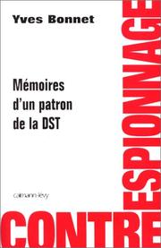 Cover of: Contre-espionnage: mémoires d'un patron de la DST