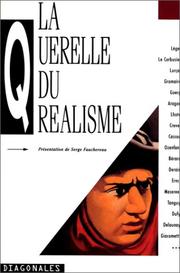 Cover of: La Querelle du réalisme