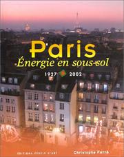 Cover of: Paris by Christophe Ferré