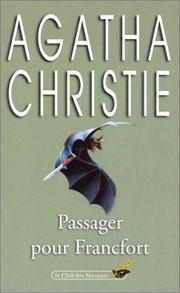 Cover of: Passenger Pour Francfort by Agatha Christie