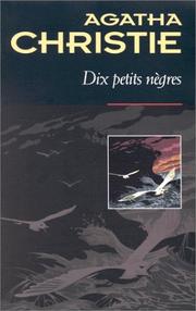 Cover of: Dix petits nègres by Agatha Christie