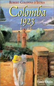 Cover of: Colomba 1923: roman