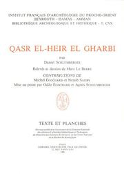 Cover of: Qasr el-Heir el Gharbi: textes et planches