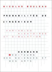 Cover of: Probabiliteś de l'ingénieur: variables aléatoires et simulation