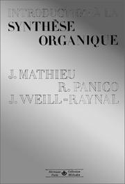 Cover of: Introduction à la synthèse organique