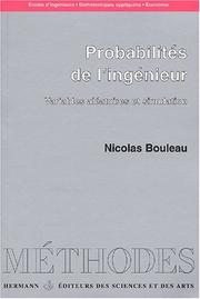 Cover of: Probabilites de l'ingenieur variables aleatoires et simulation