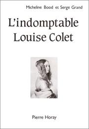 Cover of: L' indomptable Louise Colet