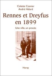 Cover of: Rennes et Dreyfus en 1899: une ville, un procès