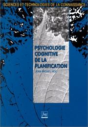 Cover of: Psychologie cognitive de la planification