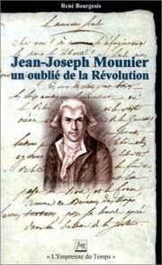 Cover of: Jean-Joseph Mounier: un oublié de la Révolution