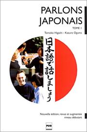 Cover of: Parlons japonais, tome 1
