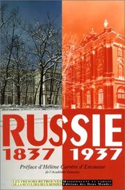 Cover of: Russie: 1837-1937