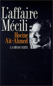 L' affaire Mécili by Hocine Aït Ahmed