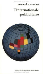 Cover of: L' internationale publicitaire