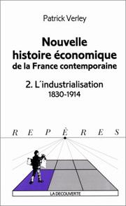 Cover of: Nouvelle Histoire Economique 1914 by Patrick Verley