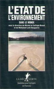 Cover of: L' Etat de l'environnement dans le monde