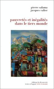 Cover of: Pauvretés et inégalités dans le Tiers-Monde
