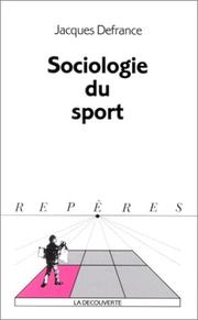 Cover of: Sociologie du sport