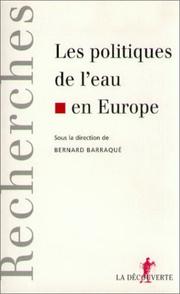 Cover of: Les Politiques de l'eau en Europe