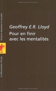 Cover of: Pour en finir avec les mentalités