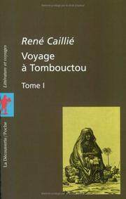 Cover of: Voyage à Tombouctou by René Caillié