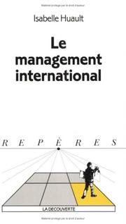 Cover of: Le management international
